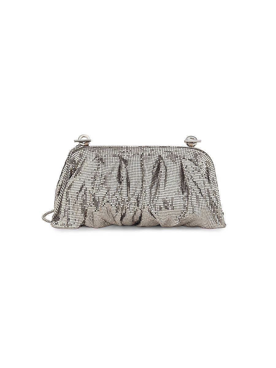 Women's Venus La Grande Metallic Clutch - Mercury