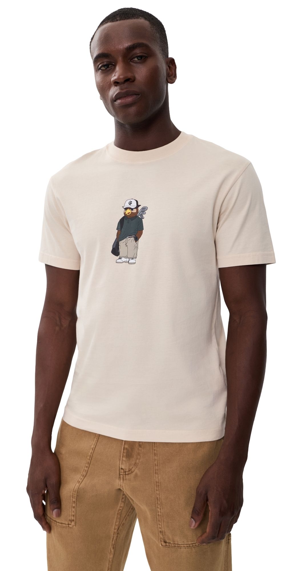 Quiet Golf Randolph Tee Taupe XXL