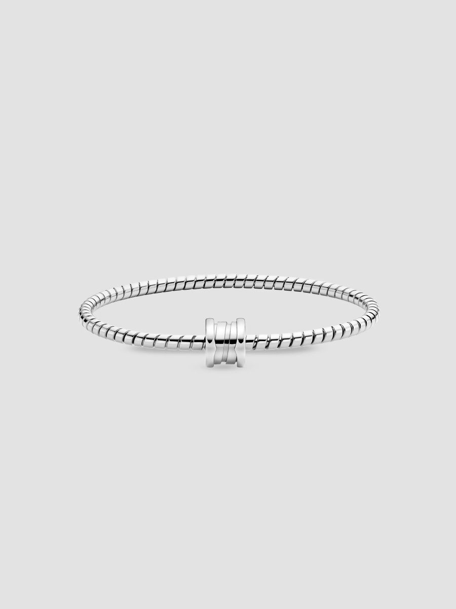 BVLGARI Women's B. zero1 18K White Gold Bracelet - White Gold - Size 6.5