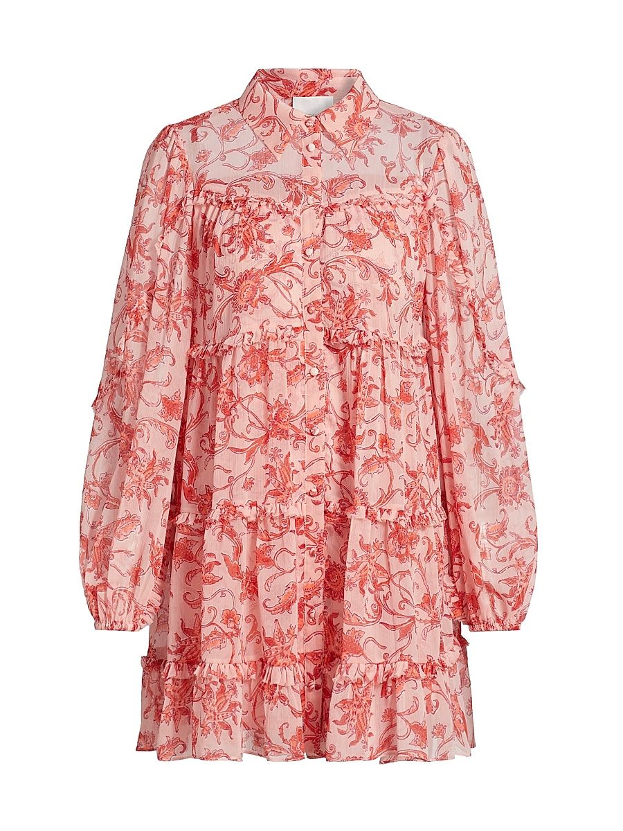 Women's Ivy Paisley Kennedy Dress - Pink Poppy Multi - Size 6