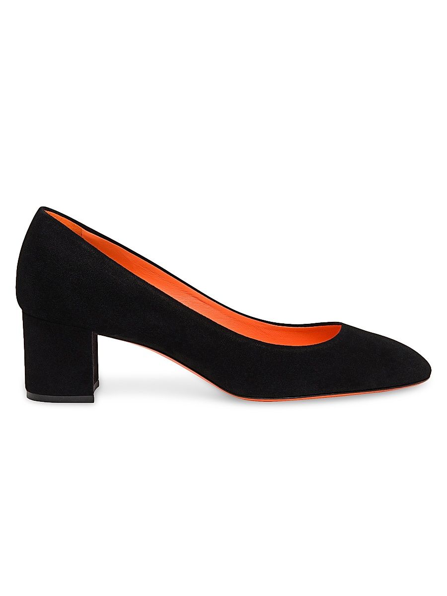 Women's 50MM Suede Pumps - Black - Size 12