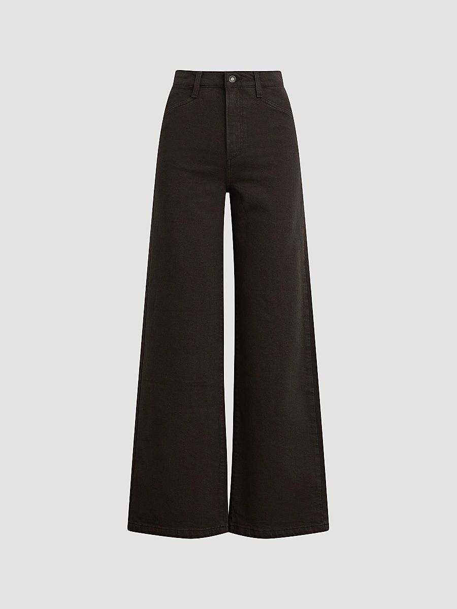 Women's The Mischa Wide-Leg Ankle Jeans - Esspreso - Size 31