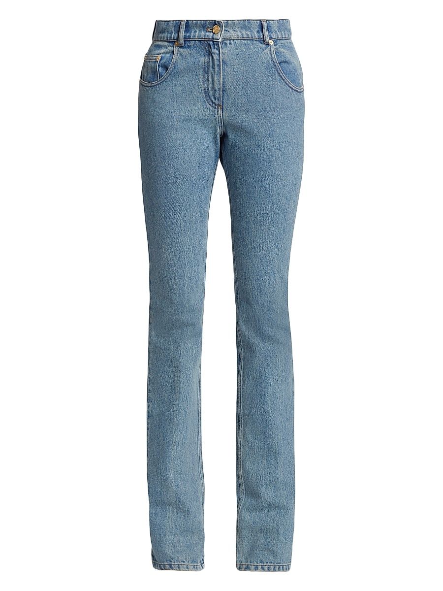 Women's Slim Mid-Rise Jeans - Bleu Clair - Size 12
