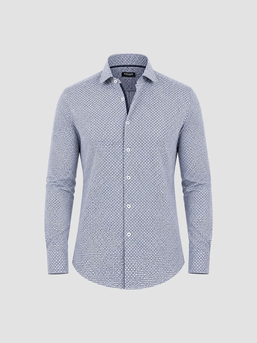 Maceoo Men's Einstein Stretch Shirt - White - Size XXXL