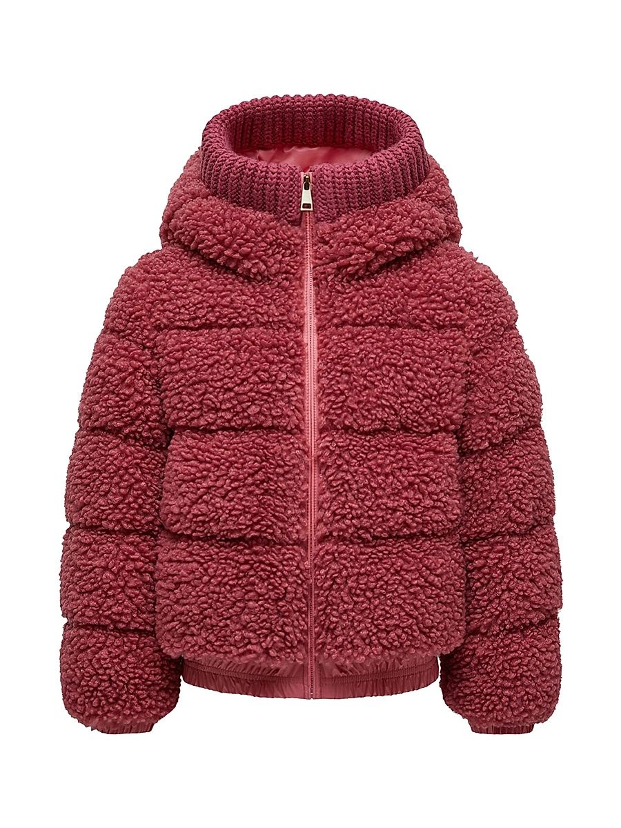 Little Girl's & Girl's Adalbertas Puffer Jacket - Dusty Pink - Size 10