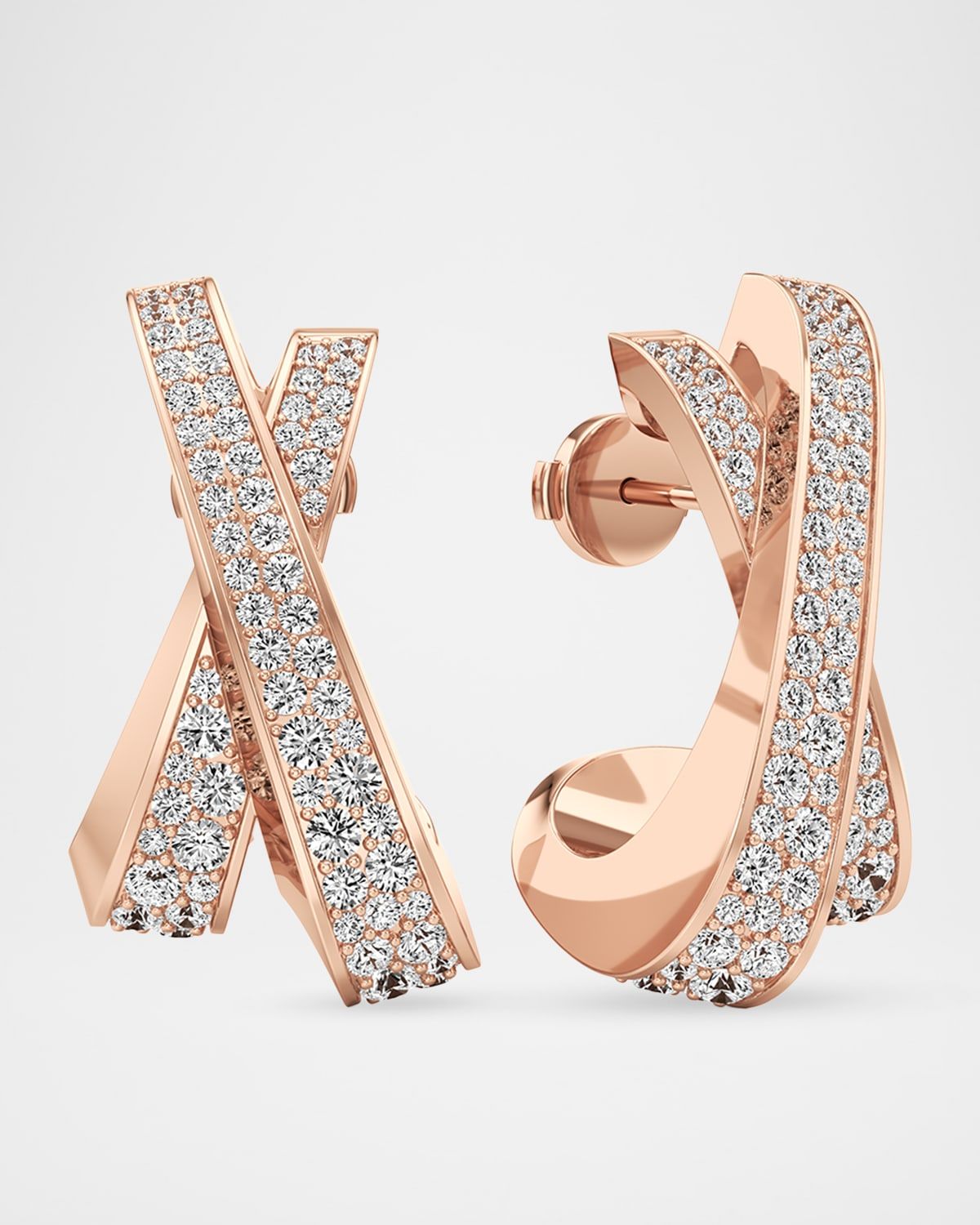 Infinite Lab-Grown Diamond Pave Earrings