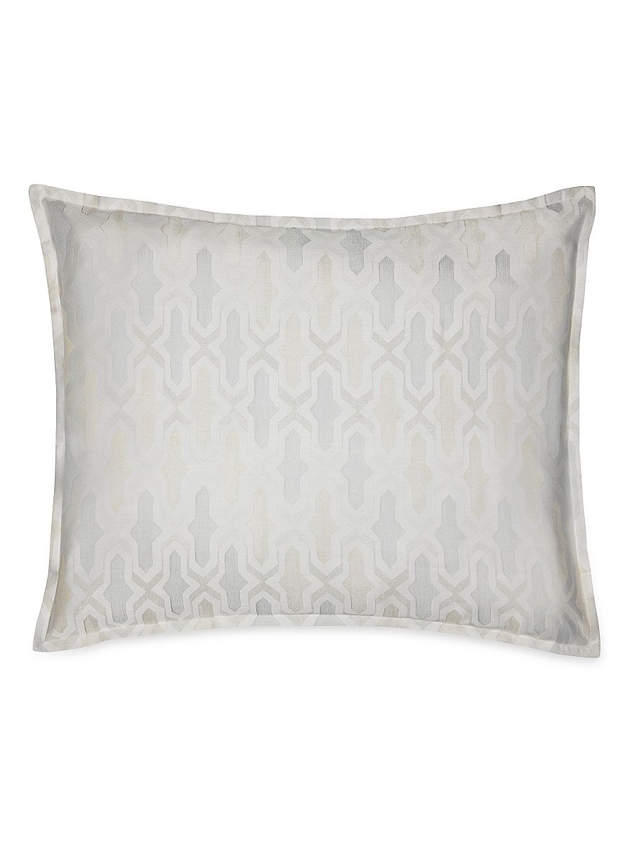 Barga Geometric Cotton Sham - Sand - Size King