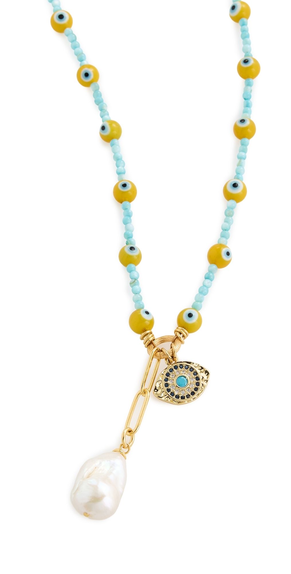 Elizabeth Cole Bonnie Necklace Blue One Size