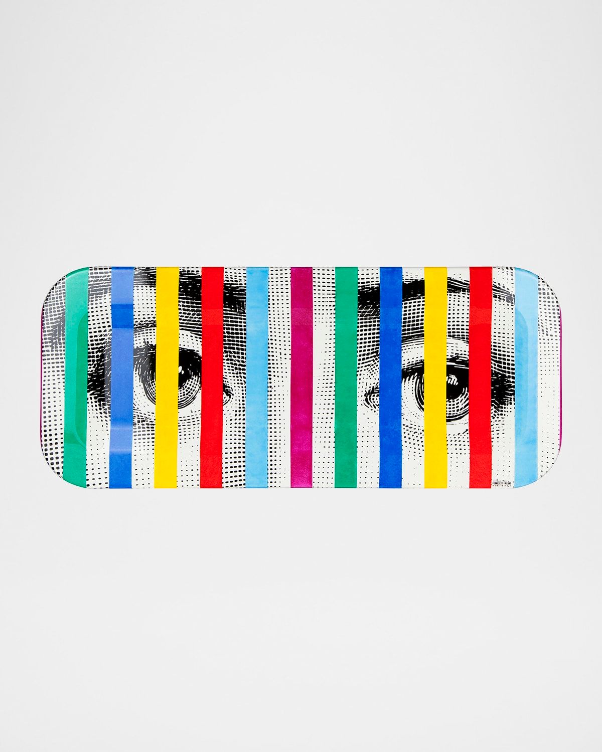Face Stripes Tray, 9.8" x 23.63"