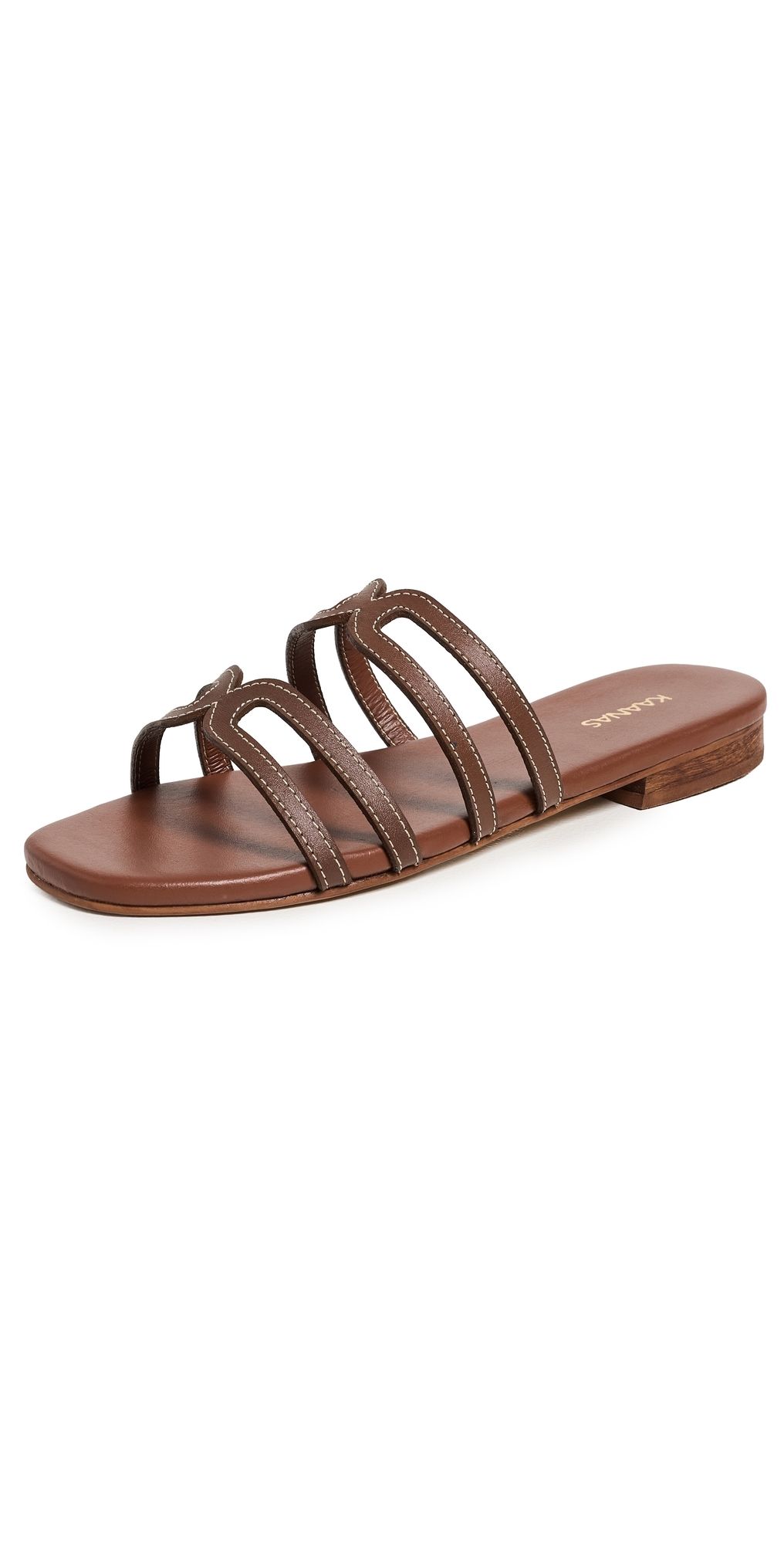 KAANAS Leela Sandals Mahogany 5