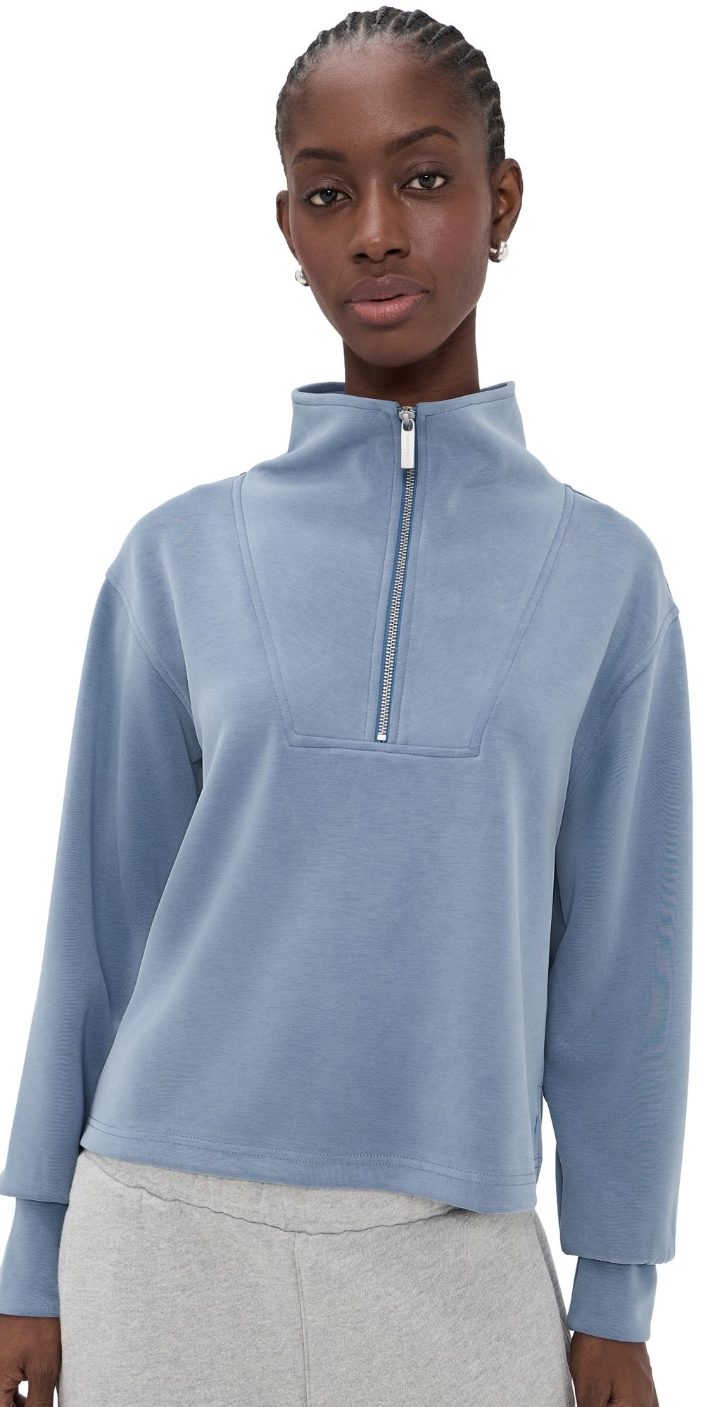 Sweaty Betty Sand Wash Sweatshirt Luxe Blue L
