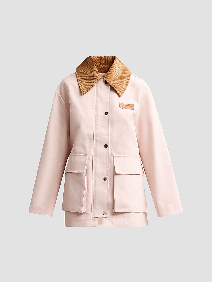 Women's Heavy Twill Jacket - Primrose Pink - Size Large