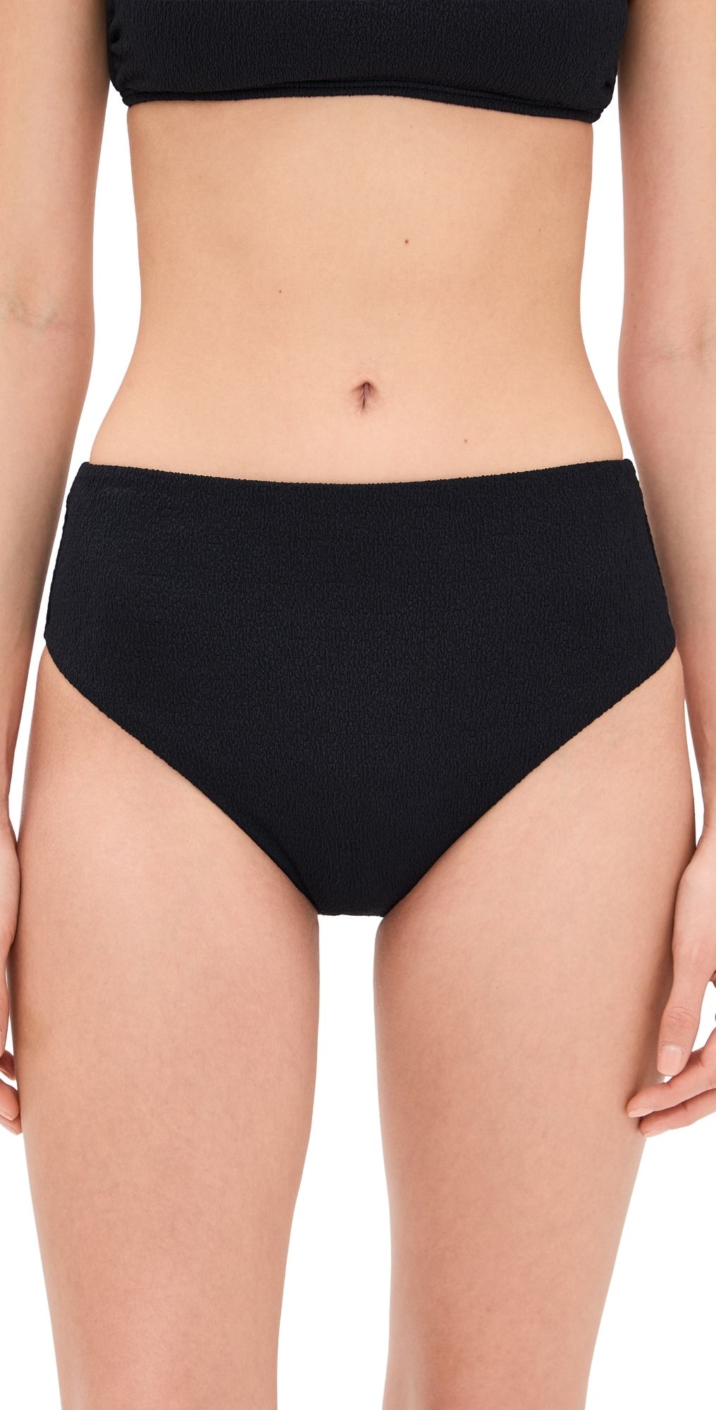 ViX Paula Hermanny Bela Full Bikini Bottoms Black L