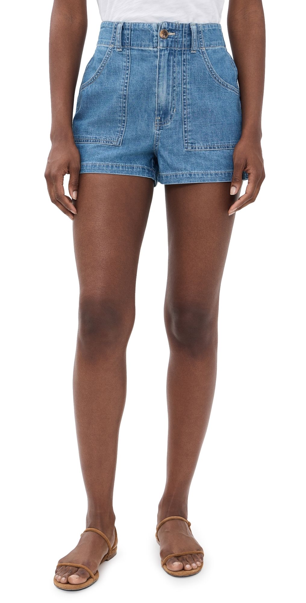 Veronica Beard Jean Sally Shorts Good Fortune 24