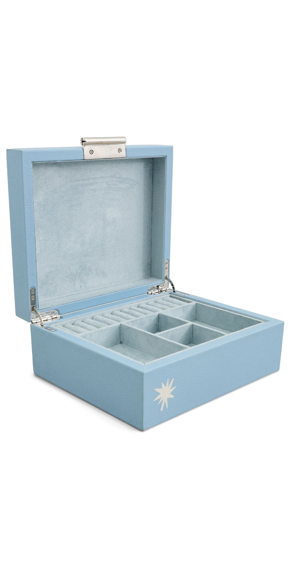 Jonathan Adler Playa Leather Jewelry Box Blue One Size