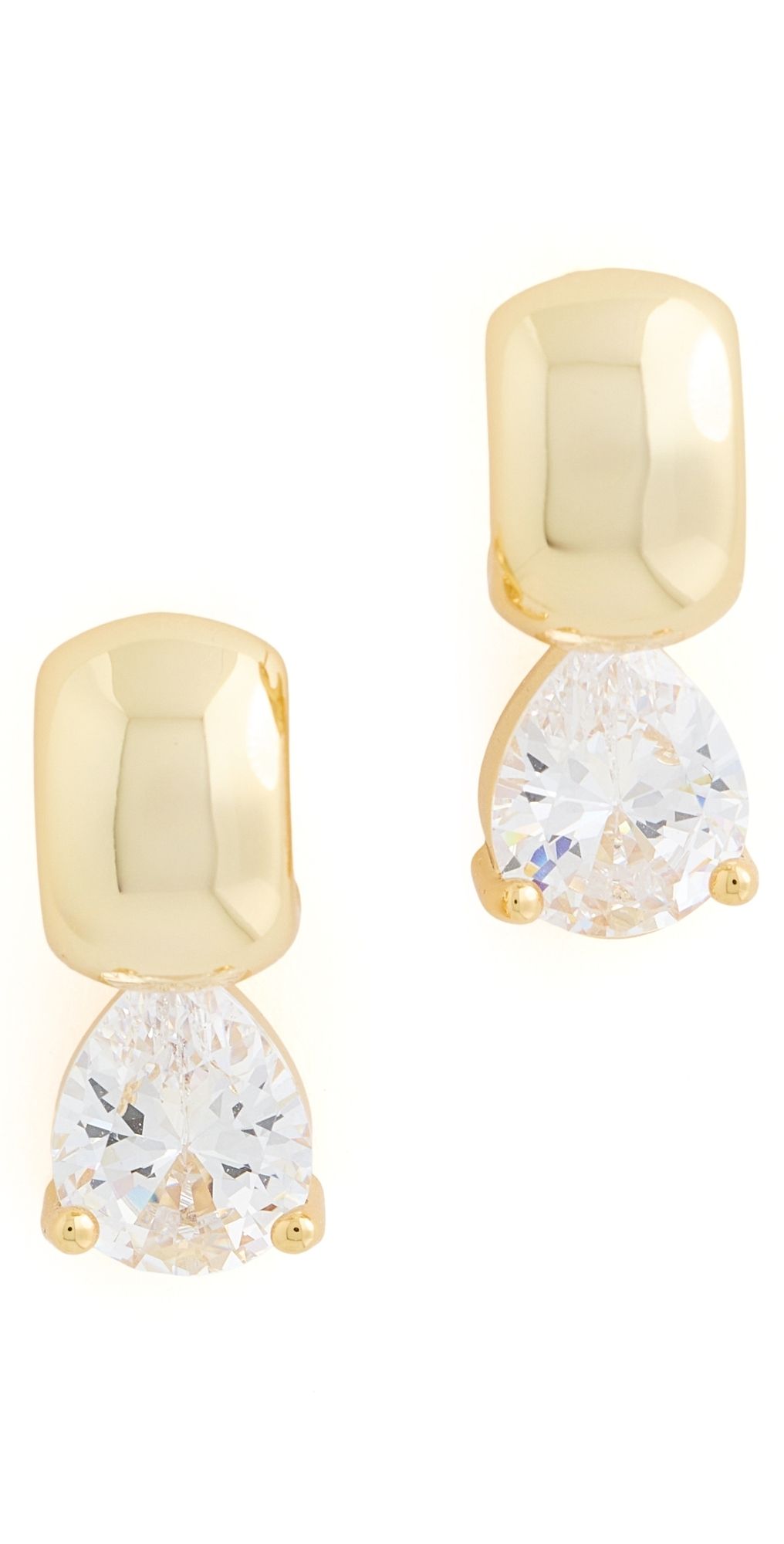 SHASHI Voluta Earrings Gold One Size