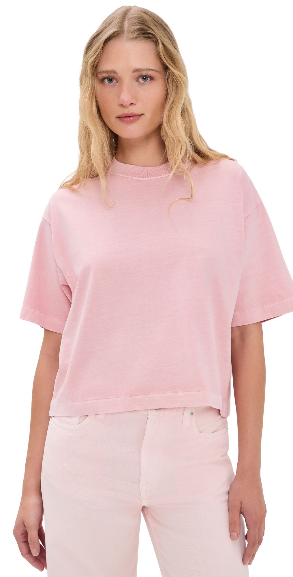 Madewell Madewell x Shopbop Boxy Crop Tee Dreamy Pink XS