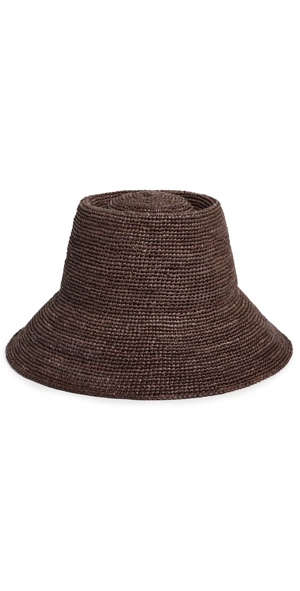 Janessa Leone Felix Raffia Hat Dark Earth S
