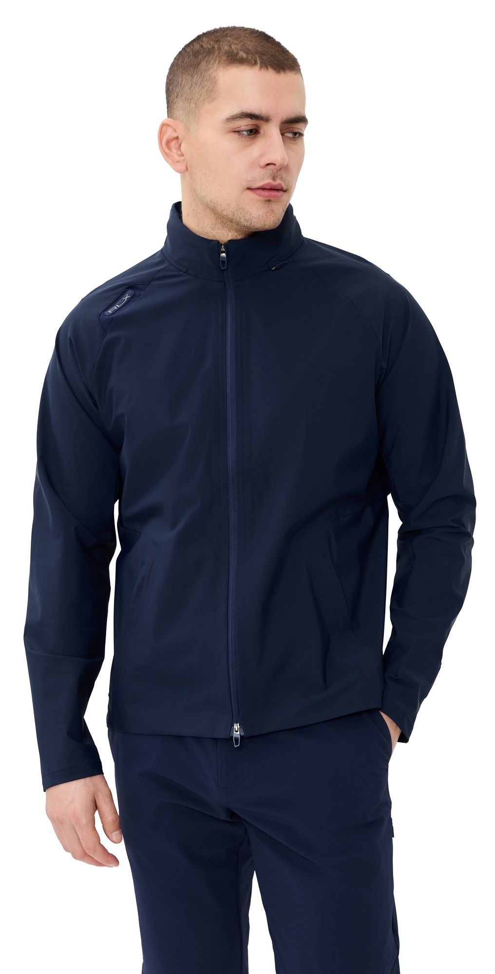 RLX Ralph Lauren Lightweight Tech Zip Jacket Refined Navy S