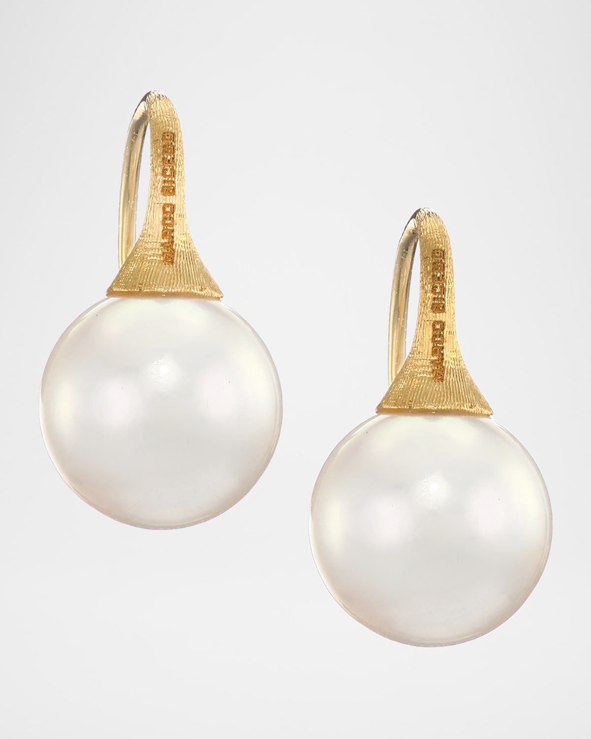 18K Gold Freshwater Pearl Earrings