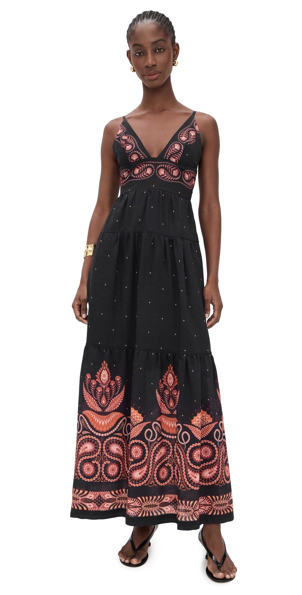 Sabina Musayev Valor Dress Black Print S