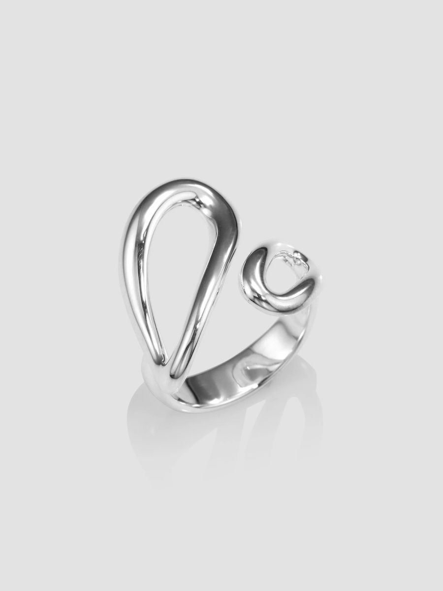 Ippolita Women's Classico Sterling Silver Smooth Cherish Bypass Ring - Silver - Size 7