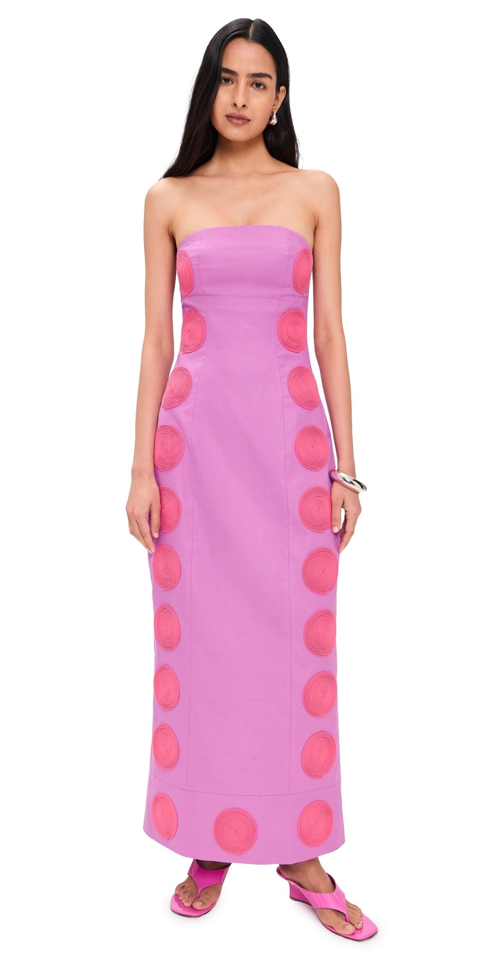 The Wolf Gang Filipa Maxi Dress Lavender L