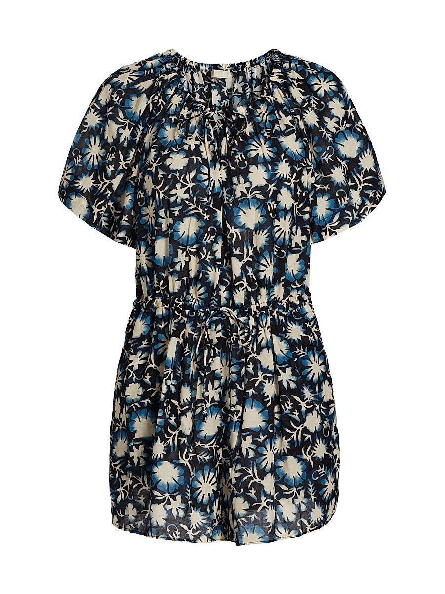 Women's Valeria Printed Coverup Romper - Sunprint - Size Large