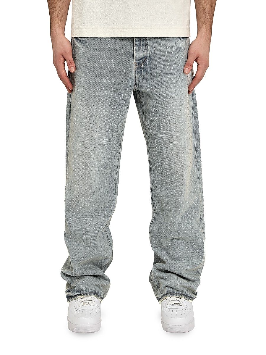 Men's Radial Hotfix Baggy Jeans - Light Indigo - Size 29