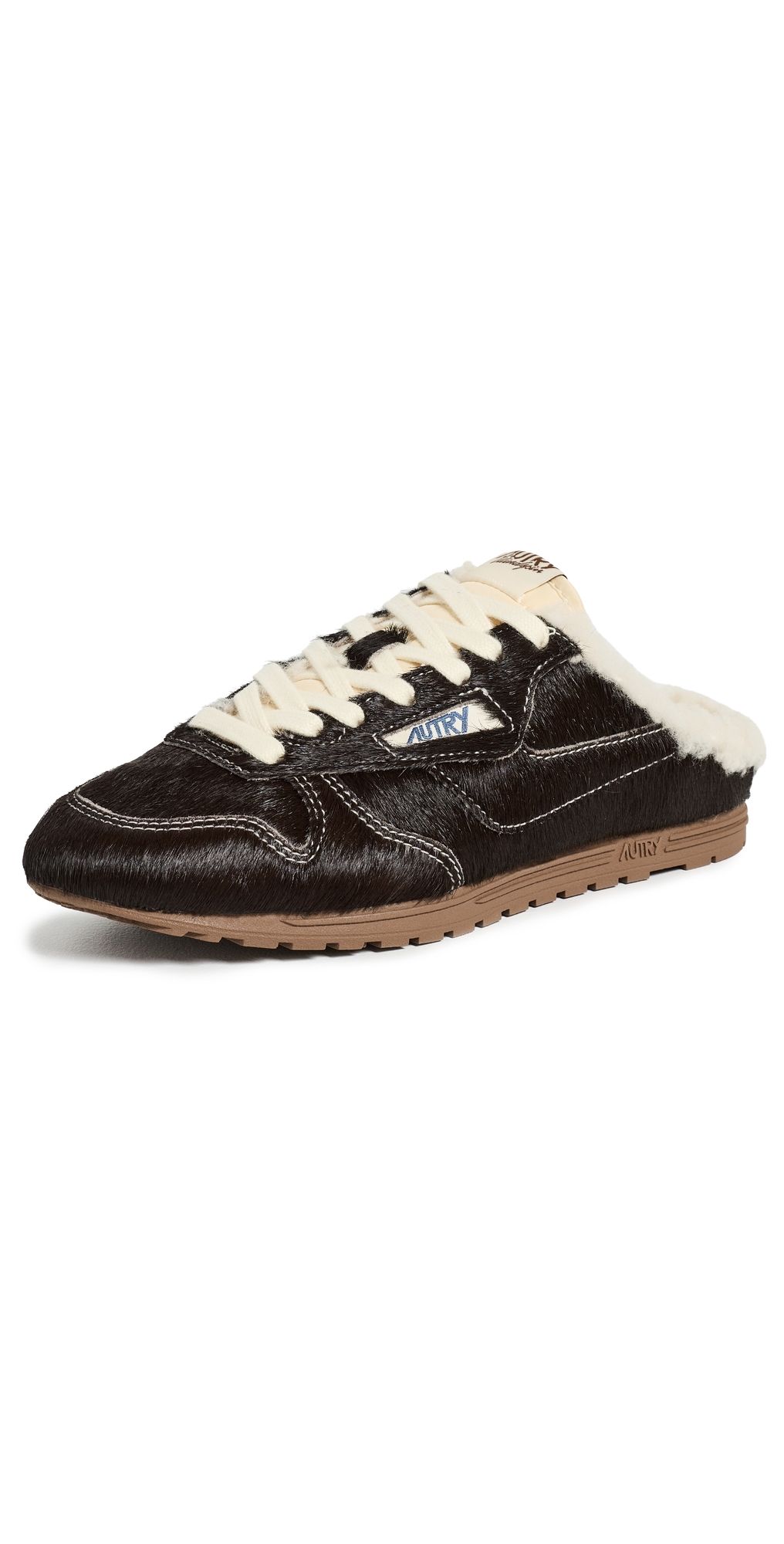 Autry Mule Windspin Sherpa Sneakers Brown/Land 39