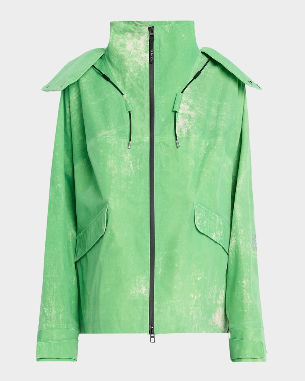 x On Flocked Anorak Jacket