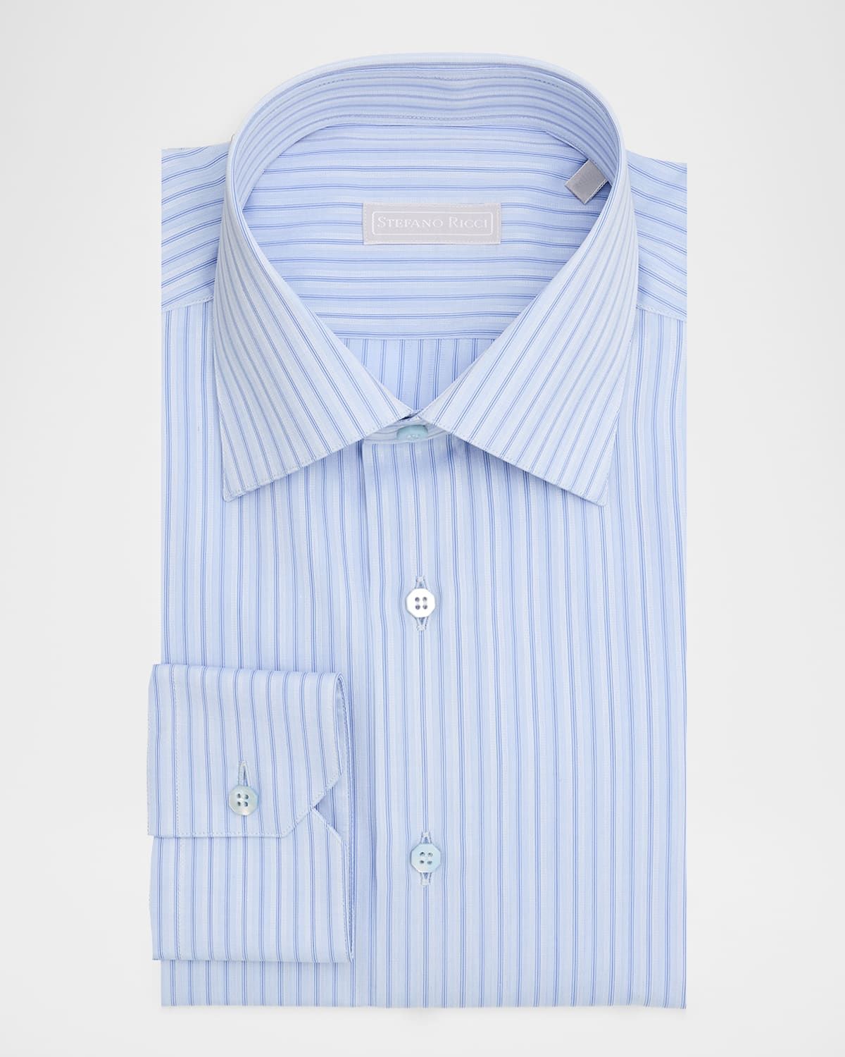 Men & apos;s Cotton Tonal Double-Stripe Dress Shirt