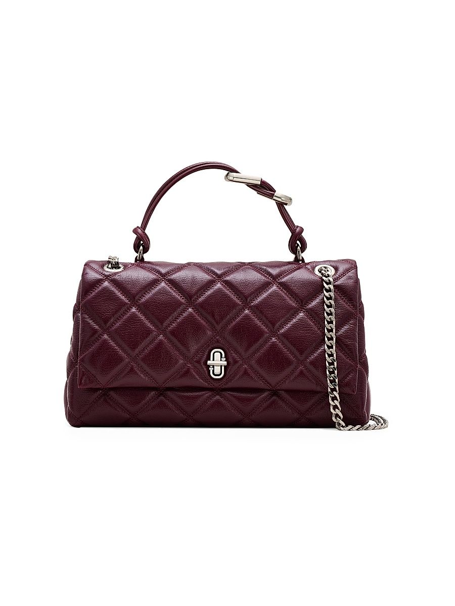 Women's The Quilted Dual Convertible Shoulder Bag - Dark Plum