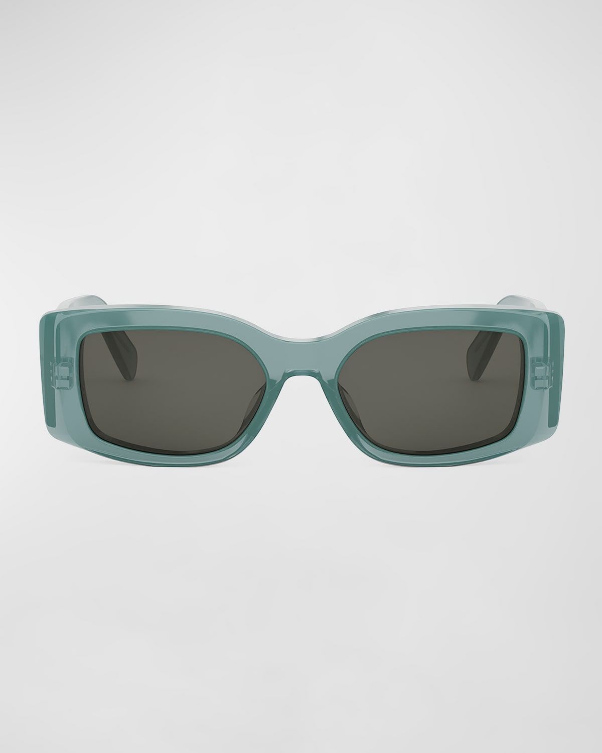 Triomphe Acetate Rectangle Sunglasses