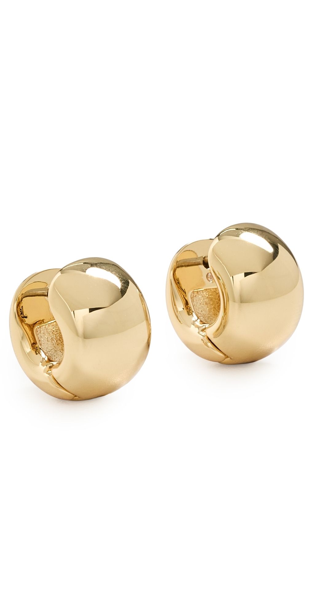 JENNY BIRD Mini Gemma Hoops High Polish Gold One Size