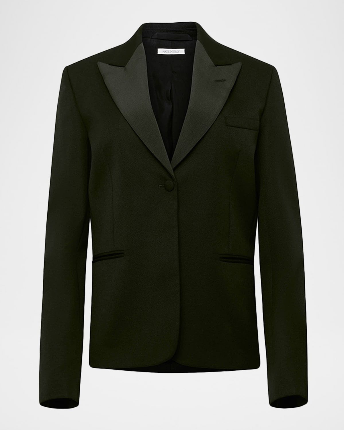 Single-Breasted Tuxedo Jacket