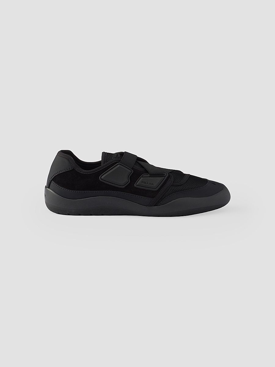 Women's Speedrock Technical Mesh and Leather Sneakers - Black - Size 11