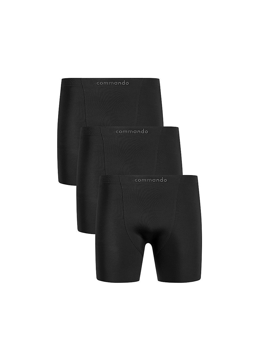 Men's Microfiber 3-Pack Ultimate Bonded Micro Tech Boxer Brief Set - Black - Size XXL