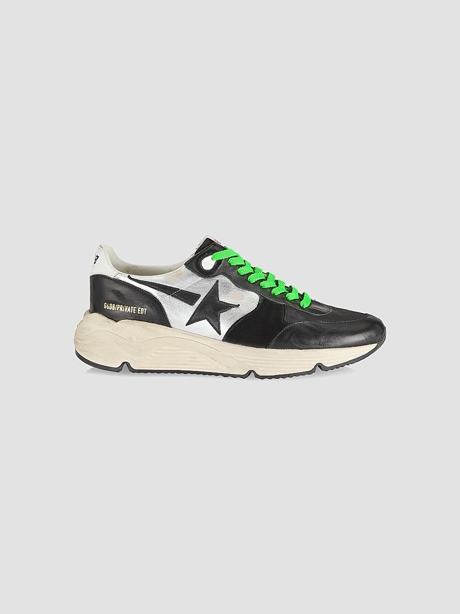 Men's Running Sole Sneakers - Black - Size 11