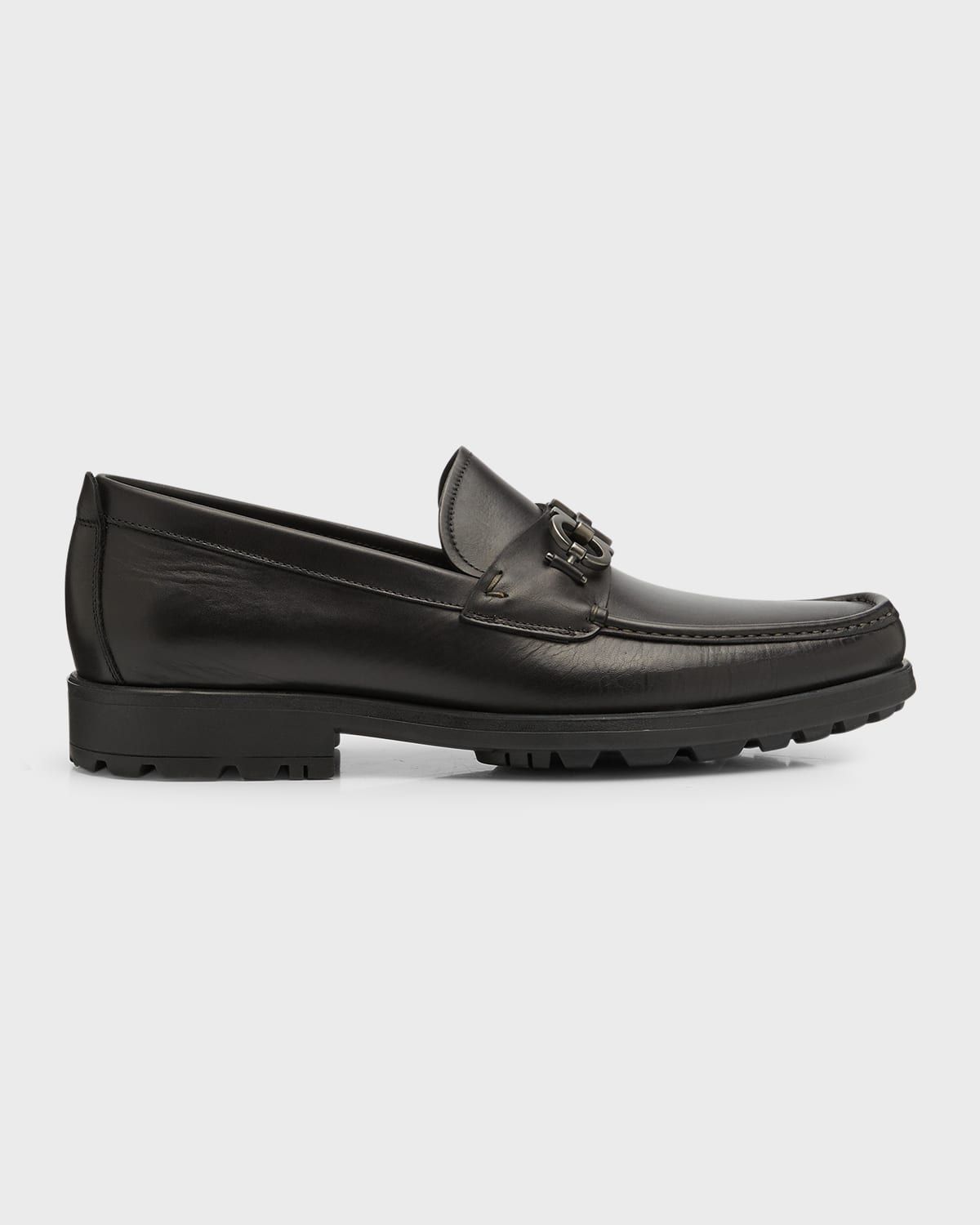 Men & apos;s David Leather Lug-Sole Loafers
