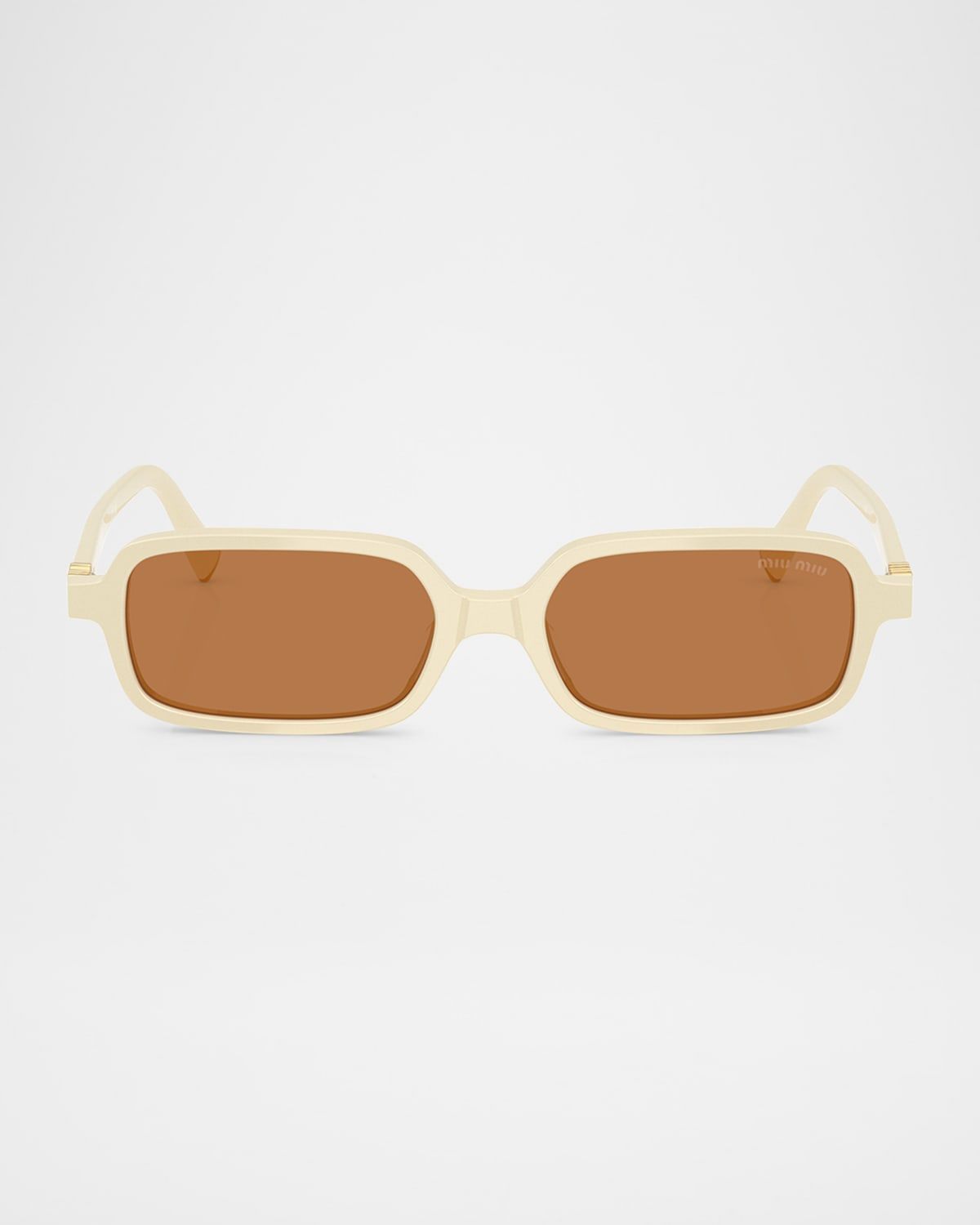 MU 11ZSF Acetate Rectangular Sunglasses