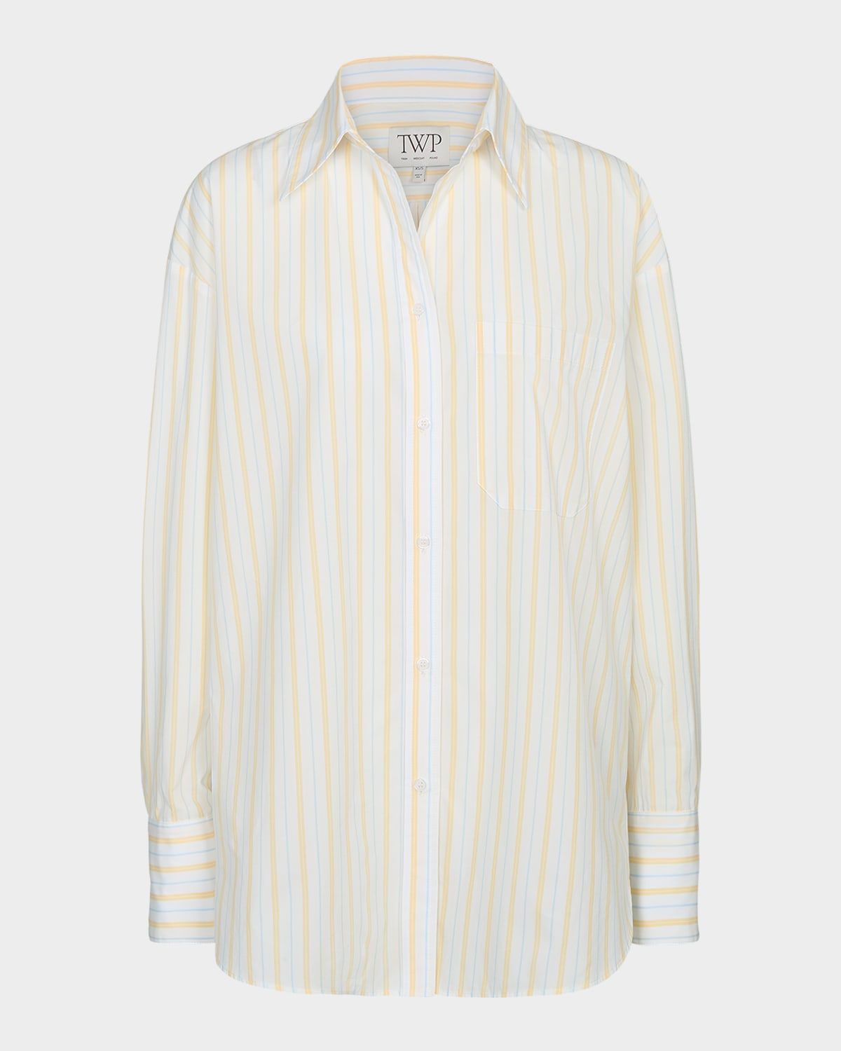 Big Joe Striped Cotton Button-Front Shirt