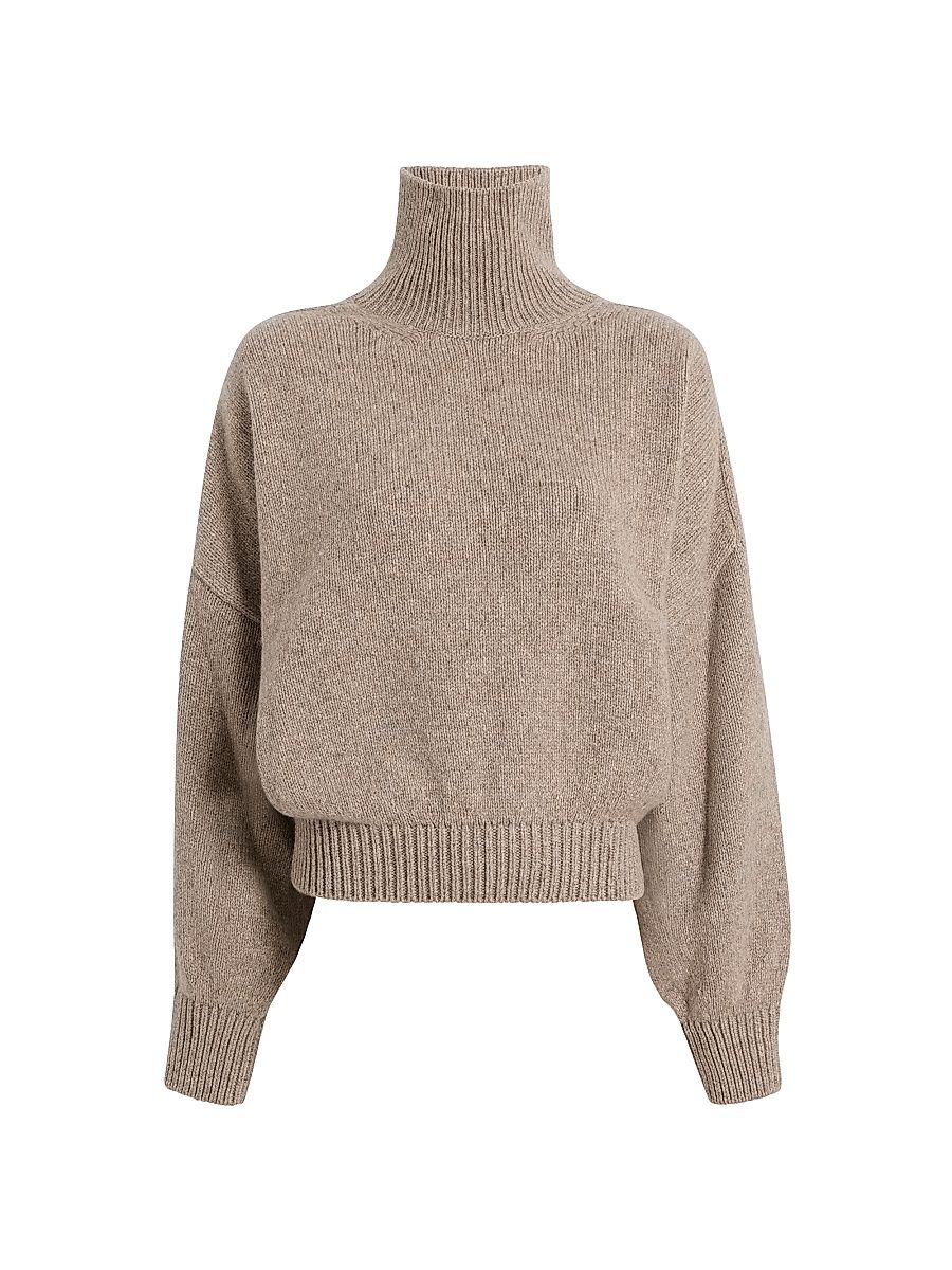 Women's Willem Cashmere Sweater - Sepia - Size Large