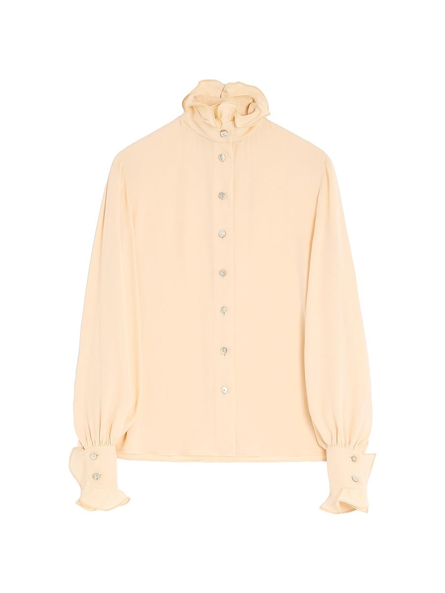 Women's Georgette Blouse - Birch - Size 4