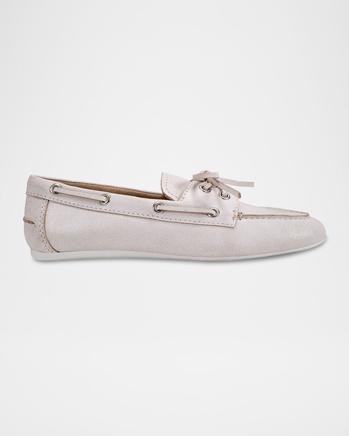Uleena Suede Moccasin Boat Loafers