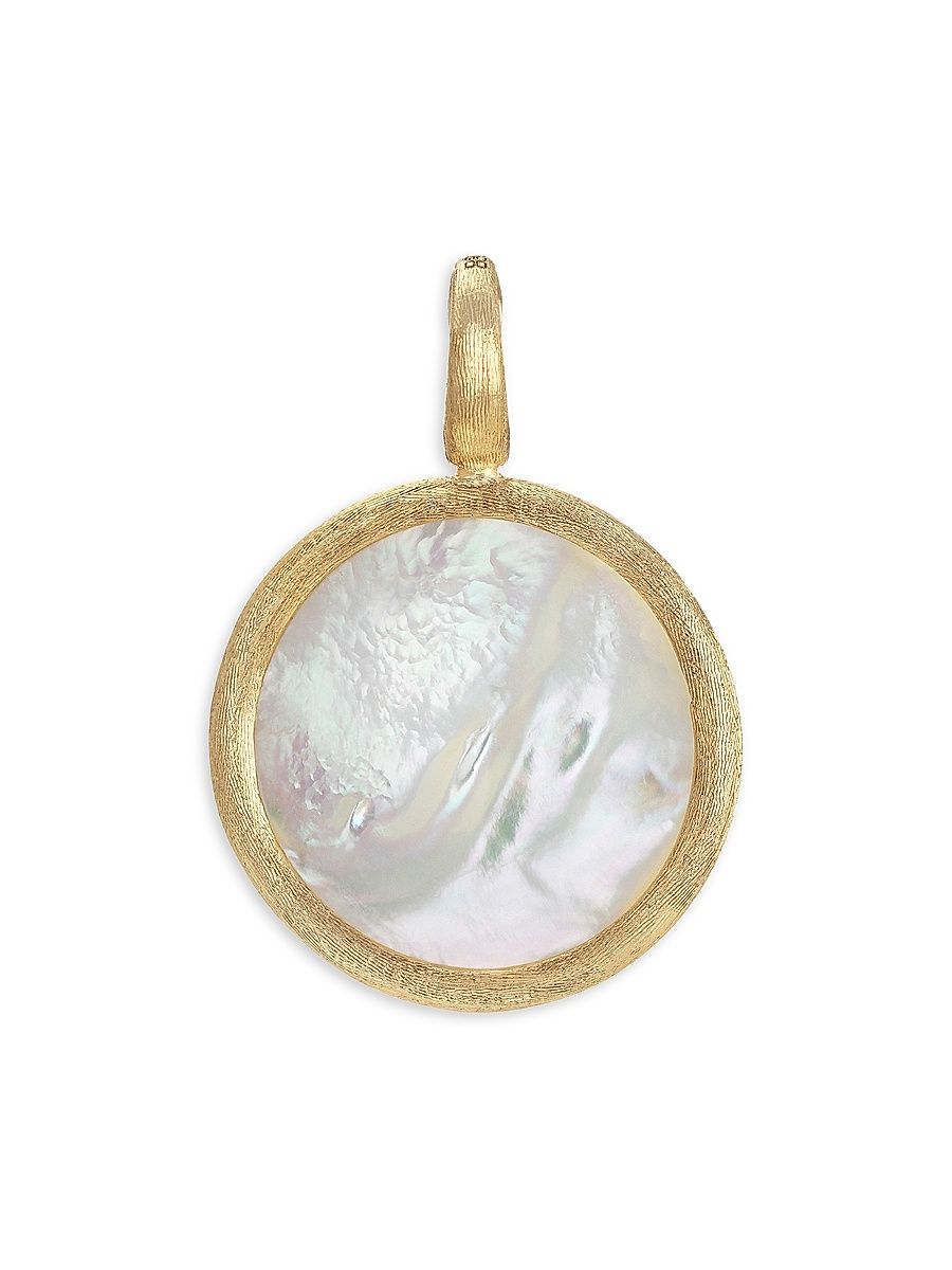 Marco Bicego Women's Jaipur 18K Yellow Gold & Mother-Of-Pearl Pendant - Pearl White