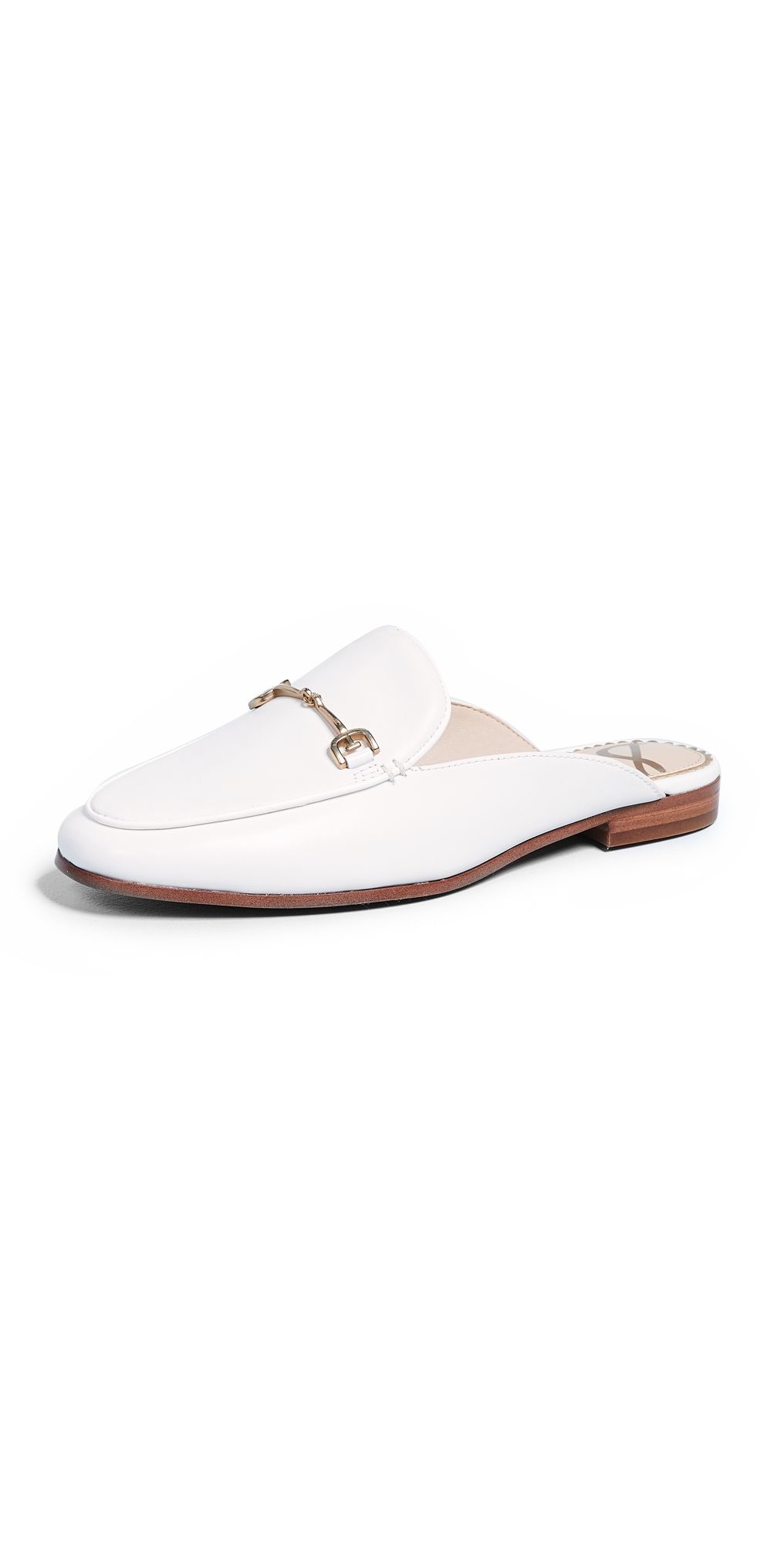 Sam Edelman Linnie Flat Mules Bright White 5