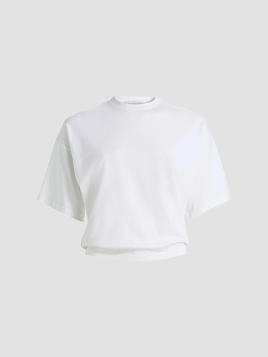 Michael Kors Collection Women's Shaun T-Shirt - Optic White - Size XL