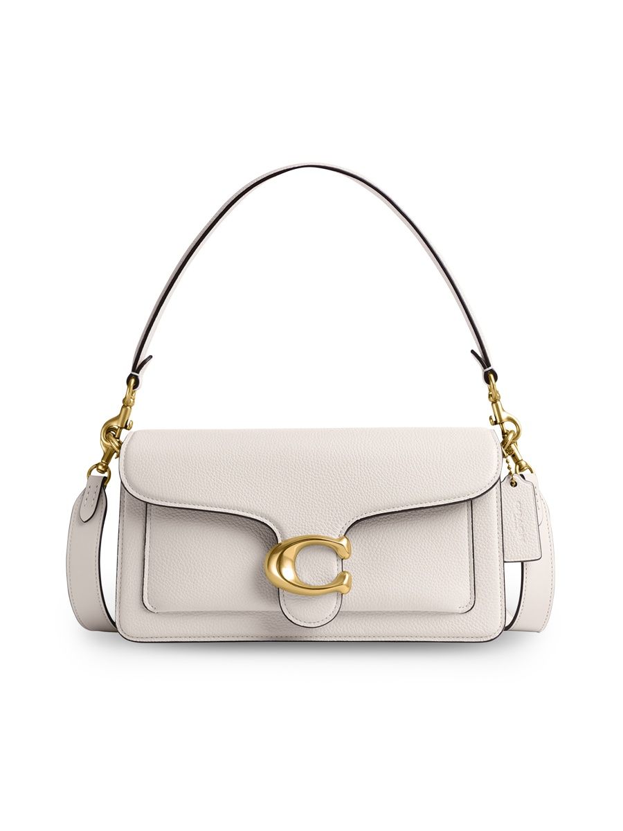 COACH Women's Tabby Leather Shoulder Bag - White