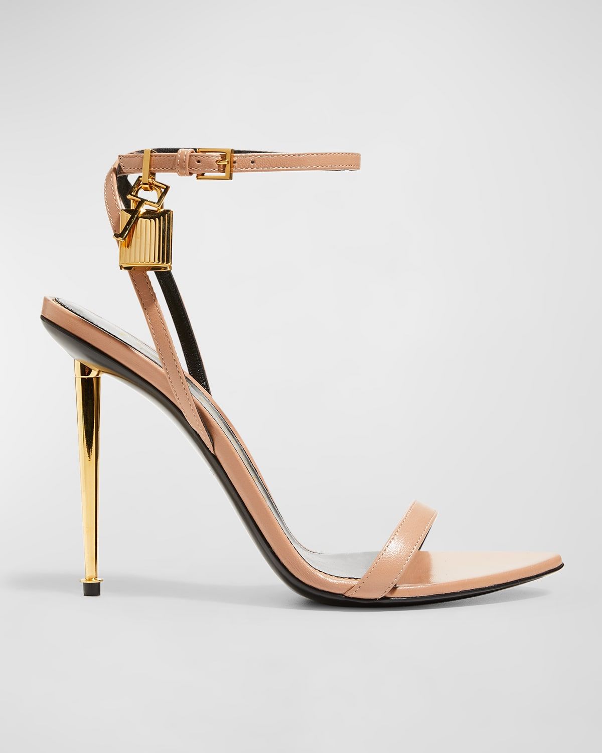 Lock Stiletto Sandals